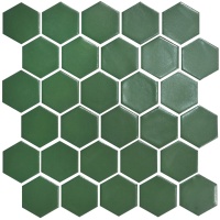 Мозаика керамическая Kotto Ceramica HEXAGON H 6010 Forestgreen  295 х 295 х 9