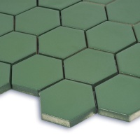 Мозаика керамическая Kotto Ceramica HEXAGON H 6010 Forestgreen  295 х 295 х 9