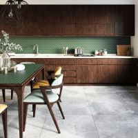 Мозаика керамическая Kotto Ceramica HEXAGON H 6010 Forestgreen  295 х 295 х 9
