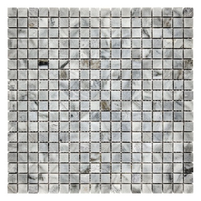 Мозаїка з мармуру Полірована МКР-4П (15x15) Grey Mix