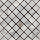 Мозаика из мрамора Полированная МКР-4П (15x15) Grey Mix