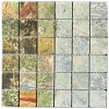 Мозаика из мрамора Матовая МКР-3СВ (47x47) Bidasar Green