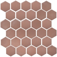 Мозаика керамическая Kotto Ceramica HEXAGON H 6011 Hot Pink 295 х 295 х 9