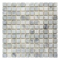 Мозаика из мрамора Матовая МКР-2СВ (23x23) White Mix