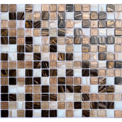 Мозаїка скляна V-MOS FE070 Luminis Brown Mozaico de Lux