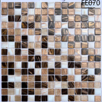 Мозаика стеклянная V-MOS FE070 Luminis Brown Mozaico de Lux
