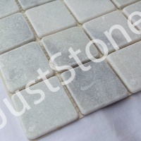 Мозаїка з мармуру Матова МКР-3СВ (47x47) White Mix