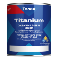 Клей вінілефірний Tenax Titanium colorato кольоровий 1 л густий жаростійкий для каменю та кераміки