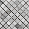 Мозаїка з мармуру Матова МКР-4СВ (15x15) Grey Mix