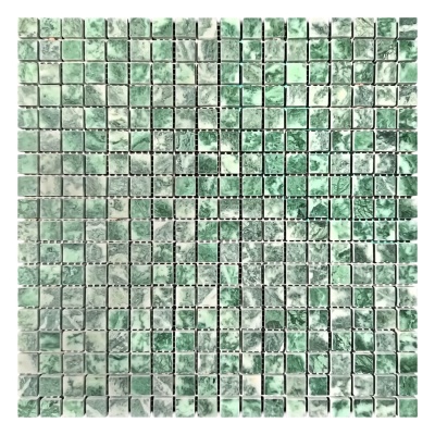 Мозаика из мрамора Полированная МКР-4П (15x15) Verde Guatemala