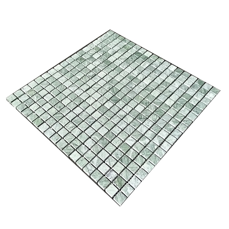 Мозаїка з мармуру Матова МКР-4СВ (15x15) Verde Guatemala