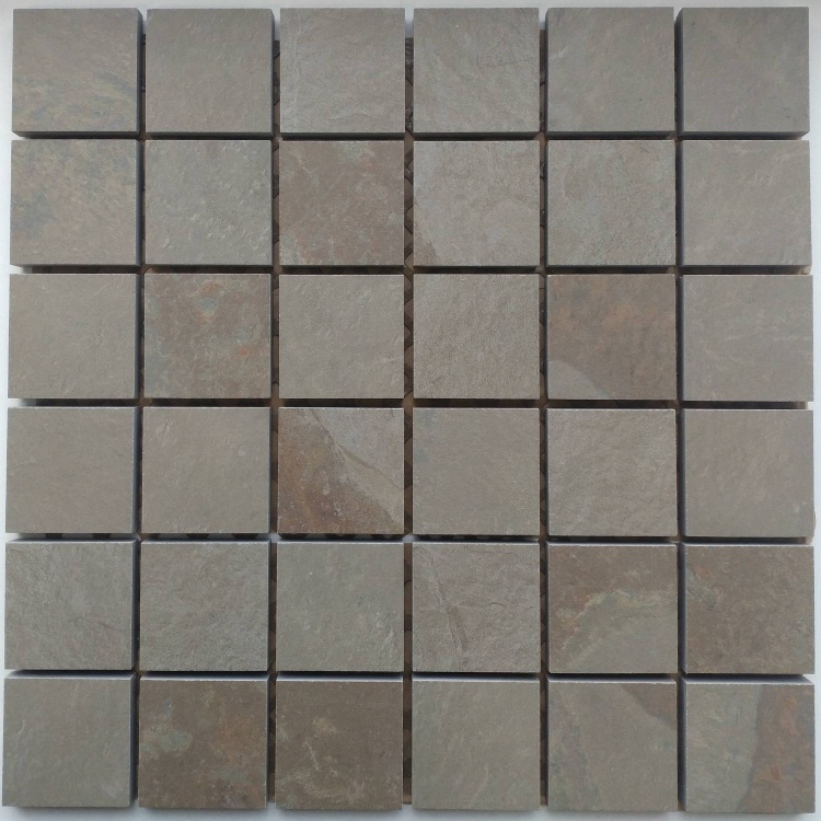 Мозаика Zeus Ceramica MQCXST4B Slate Multibeige Mosaic 30x30