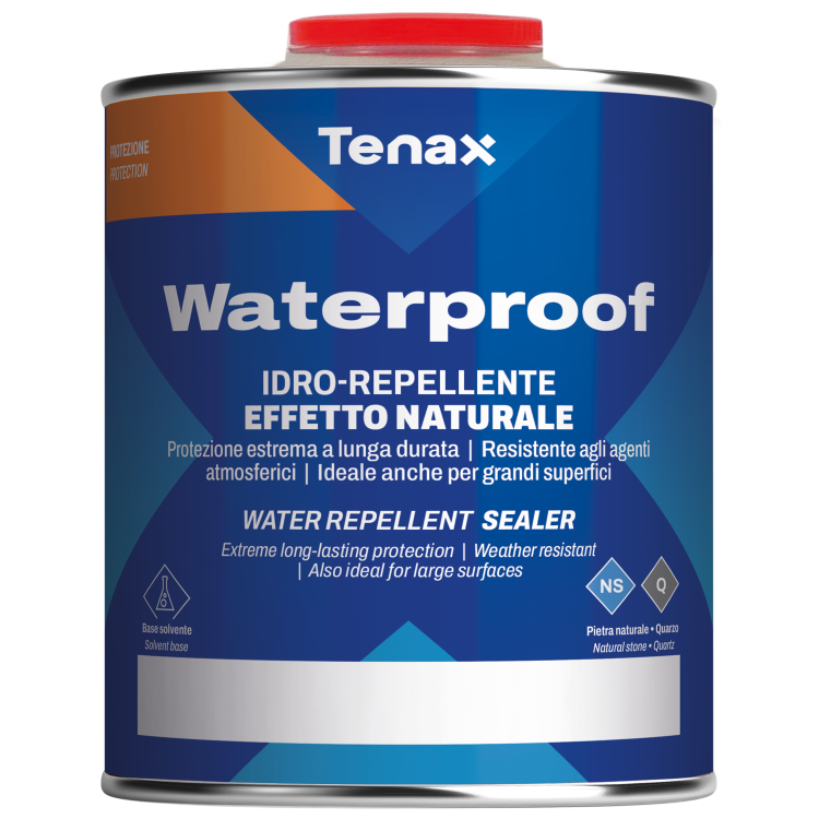 Просочення захисне Tenax Waterproof 1 л водо масло брудовідштовхувальне імпрегнант для каменю та кварцу