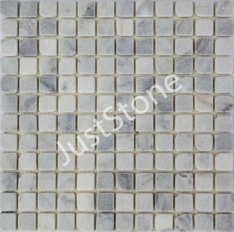 Мозаика из мрамора Матовая МКР-2СВА (23x23) White Mix