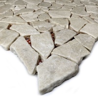 Мозаика из мрамора Матовая МКР-ХСВ (хаотичная) Victoria Beige MB