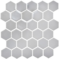 Мозаика керамическая Kotto Ceramica HEXAGON H 6019 Silver  295 х 295 х 9