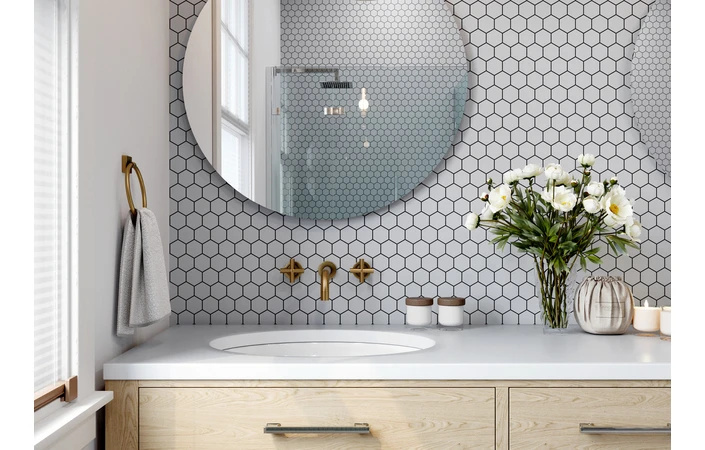 Мозаїка керамічна Kotto Ceramica HEXAGON H 6019 Silver 295 х 295 х 9