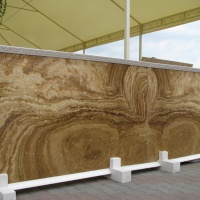 ONYX Wooden Brown Dark, Слеб онікса (сляб) 18мм