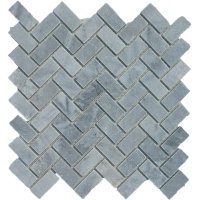 Мозаїка з мармуру Матова МКР-5СВ (47x23) Grey Mix