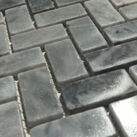 Мозаїка з мармуру Матова МКР-5СВ (47x23) Grey Mix