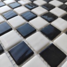 Мозаїка зі скла AquaMo MX25-1/05/09 Chess 25x25x4 (317x317) мм глянцева на сітці