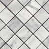Мозаїка з мармуру Матова МКР-3СН (47x47) White Mix