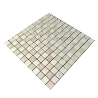 Мозаїка з мармуру Матова МКР-2СВ (23x23) Crema nova + Capuccino