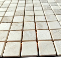 Мозаїка з мармуру Матова МКР-2СВ (23x23) Crema nova + Capuccino