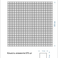 Мозаика из керамогранита Kotto Ceramica MI7 1010040605C Oltremare 300x300х4 (10x10)