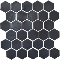 Мозаика керамическая Kotto Ceramica HEXAGON H 6022 Grafit Black  295 х 295 х 9