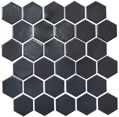 Мозаика керамическая Kotto Ceramica HEXAGON H 6022 Grafit Black  295 х 295 х 9