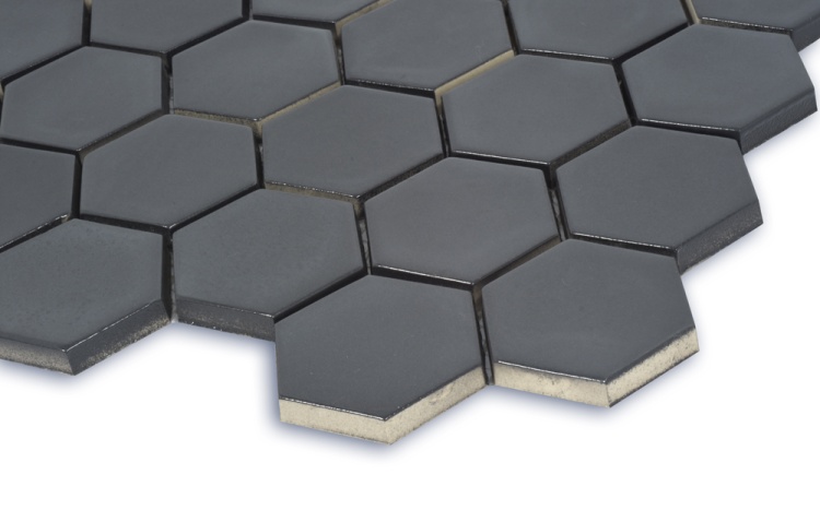 Мозаика керамическая Kotto Ceramica HEXAGON H 6022 Grafit Black  295 х 295 х 9