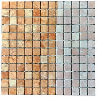 Мозаїка з мармуру Матова МКР-2СВ (23x23) Terracotta Mix