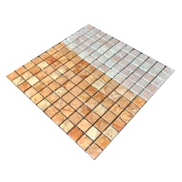 Мозаїка з мармуру Матова МКР-2СВ (23x23) Terracotta Mix