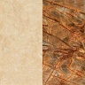 Портал для каміна Bravo Парма Браун Bidasar Brown + Giallo Atlantide мармур бежевий/коричневий прямий