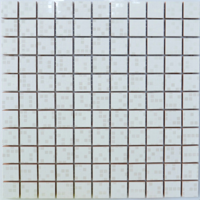 Мозаика декоративная Kotto Ceramica СМ 3038 С Pixel White  300 х 300 х 8   ( 25 х 25 )