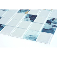 Мозаїка скляна Kotto Ceramica GMP 0848034 С2 print 37/ral 7047 300 x 300 х 8 ( 48 х 48 )