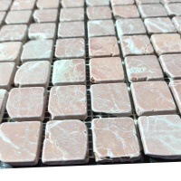 Мозаїка з мармуру Матова МКР-2СВА (23x23) Terracotta Mix