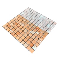 Мозаїка з мармуру Матова МКР-2СВА (23x23) Terracotta Mix