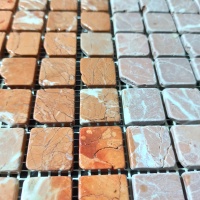 Мозаїка з мармуру Матова МКР-2СВА (23x23) Terracotta Mix
