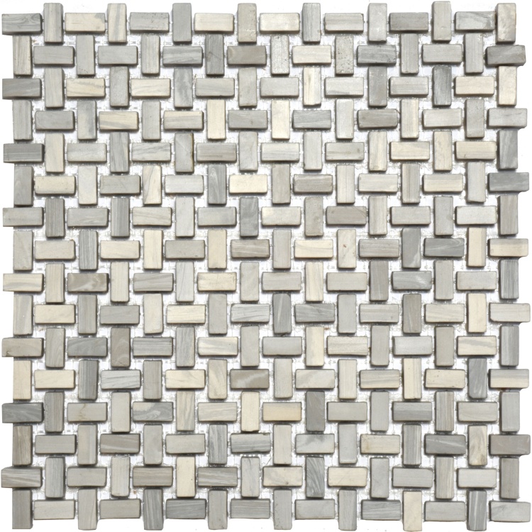 Мозаїка з керамограніту Kotto Ceramica MI7 10200402C Grigio Freddo 300 x 300 х 10 (прямокутник 10 x 20)