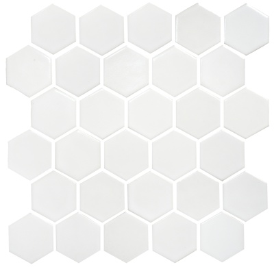 Мозаика керамическая Kotto Ceramica HEXAGON H 6024 White  295 х 295 х 9