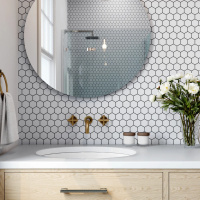 Мозаїка керамічна Kotto Ceramica HEXAGON H 6024 White 295 х 295 х 9