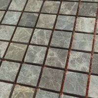 Мозаїка з мармуру Матова МКР-2СН (23x23) Emperador Light