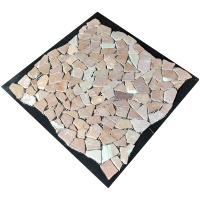 Мозаїка з мармуру Матова МКР-ХСВ (хаотична) Terracotta Mix