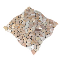 Мозаїка з мармуру Матова МКР-ХСВ (хаотична) Terracotta Mix