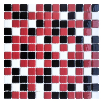 Мозаїка зі скла AquaMo MX25-1/05/09/21 25x25x4 (317x317) мм глянцева на сітці