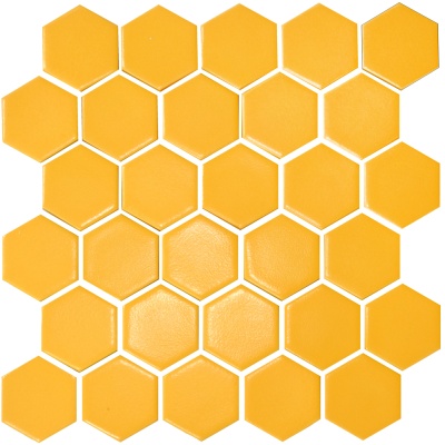 Мозаика керамическая Kotto Ceramica HEXAGON H 6025 Dark Yellow  295 х 295 х 9