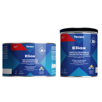 Клей епоксідний Tenax Eliox A+B прозорий 2,25 л надміцний нежовтіючий морозостійкий для каменю кераміки кварцу