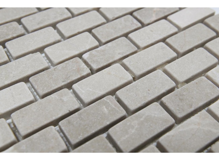 Мозаїка Vivacer N2 Beige Marble Mosaic Tumbled Basket Brick